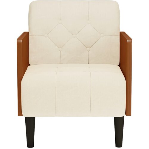 SOFA s naslonima za ruke 55 cm lanena Slike