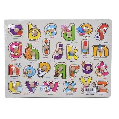 Magic Toys Pisana igrača vstavljanja oblik z majhnimi črkami Cene