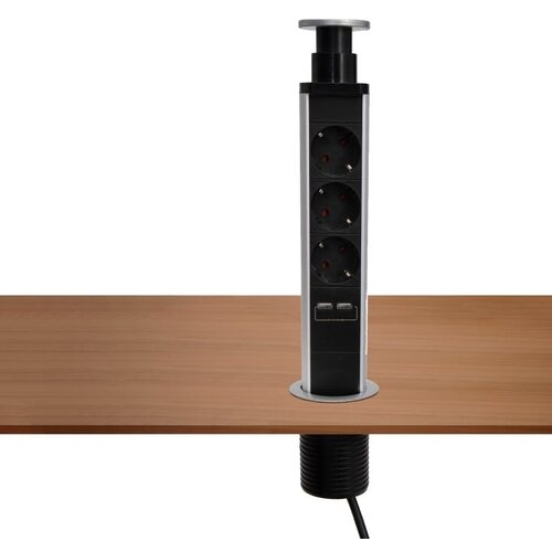  Ugradni &amp;quot;pop-up&amp;quot; razdelnik sa punjačem NVE3/USB Slike