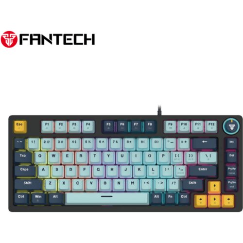 Oblivion gaming oprema Tastatura Mehanicka Gaming Fantech MK875 RGB Atom 81 SkyBlue (Blue switch) Cene
