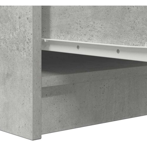  Komoda siva boja betona 29,5x34x76 cm od konstruiranog drva Slike