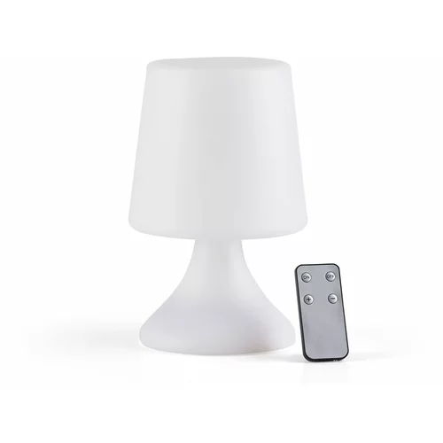 Villa Collection Bijela LED stolna lampa s daljinskim upravljačem (visina 25,5 cm) Midnat –