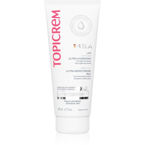 Topicrem MELA Unifying Ultra-Moisturizing Milk vlažilni losjon proti pigmentnim madežem SPF 15 200 ml Cene