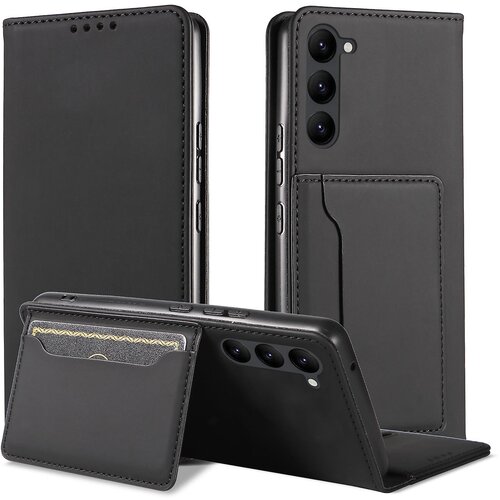 INORCO Za Samsung Galaxy S23 odporna na udarce torbica za telefon, stojalo, denarnica, koži prijazen usnjen magnetni ovitek za telefon, (22035829) Slike