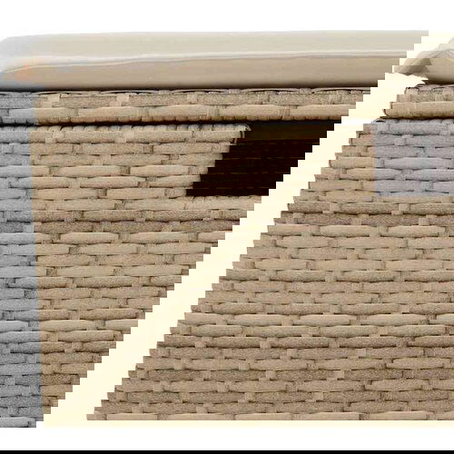 vidaXL 5-dijelni vrtni set sofa s jastucima bež od poliratana Cijene