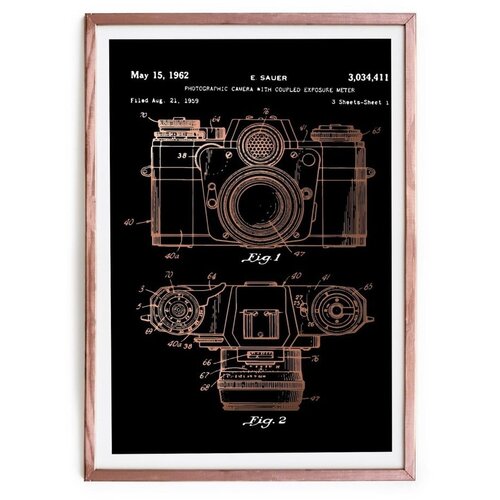 Really Nice Things Plakat v okvirju Camera, 40 x 60 cm Cene