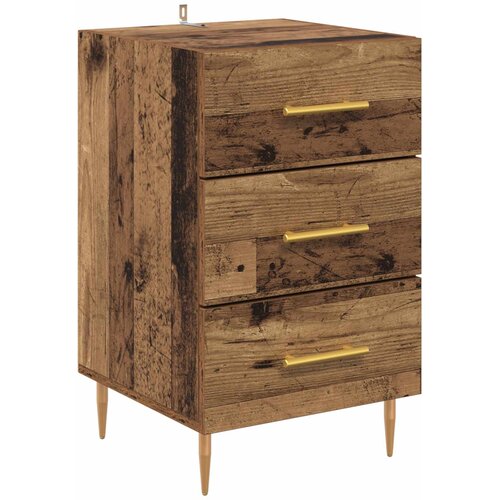  Noćni ormar Staro drvo 40 x 40 x 66 cm Konstruirano drvo Slike