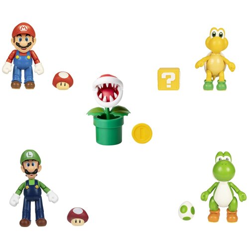 Super Mario figurica 10 cm sort Slike