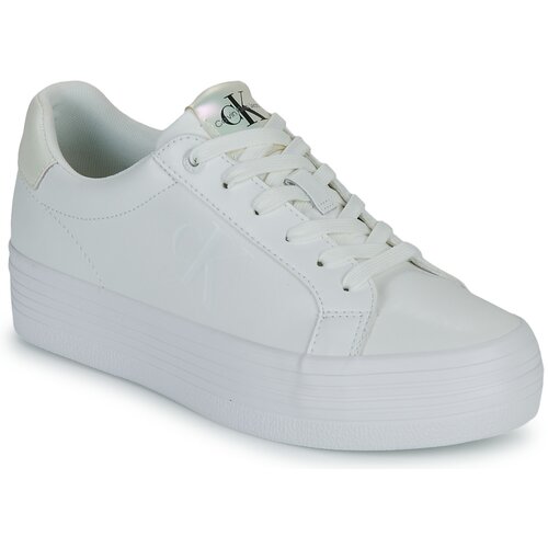 Calvin Klein Jeans Nizke superge BOLD VULC FLATF LACEUP LTH WN Bela Slike
