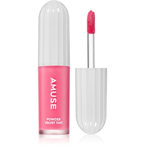 AMUSE Powder Velvet Tint dolgoobstojna tekoča &amp;scaron;minka z mat učinkom odtenek 02 Peanut Coral 3.3 g Slike