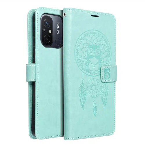 Mezzo Book case preklopna torbica za XIAOMI Redmi 12C &amp;ndash;dreamcatcher zelena Slike
