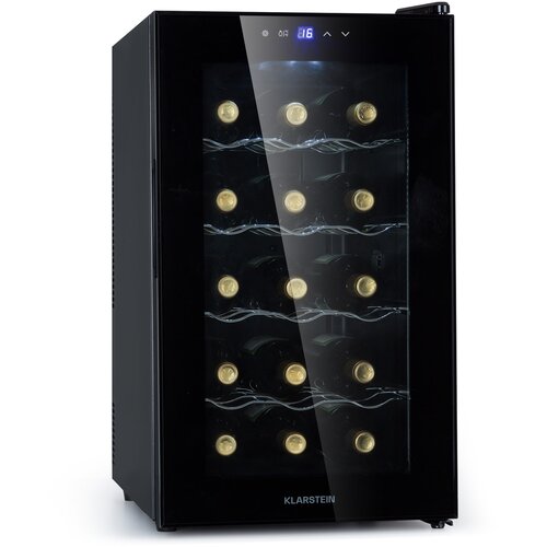 Klarstein Barolo 15 Uno, hladnjak za vino. 48 litara, 15 boca, 11-18°C, SingleZone Cijene