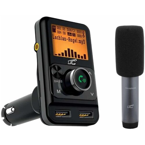 Ltc fm bluetooth 5.0 oddajnik transmitter z mikrofonom 2xusb 1+2,4a Cene