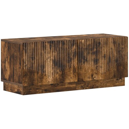  LED TV kabinet HOORN 3 kom. Dimljeni hrast Konstruirano drvo Smeđa 81 x 35 x 40 cm Slike