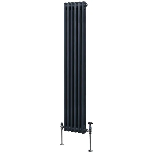 Monster Tradicionalni radiator z 2 stolpcema - 1800 x 292 mm - antracitno siva, (21569884)