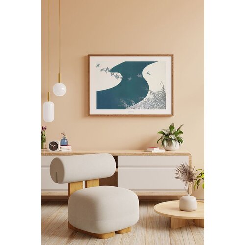 Wallity uramljena slika Lmnmdlkahve9, 33x48 cm Cene