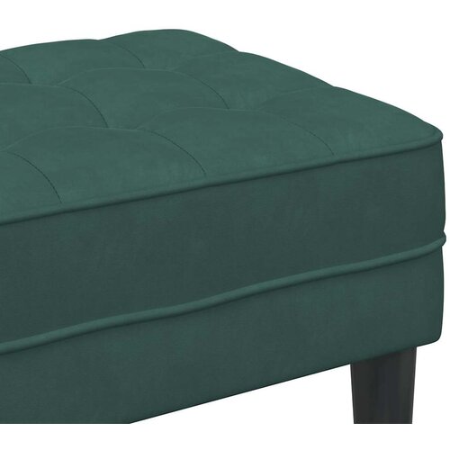 Klupa s jastukom Tamnozelena 113 x 57 x 39 cm Bar&amp;scaron;un Slike