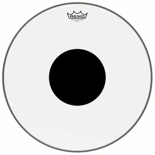 Remo CS-0318-10 Controlled Sound Clear Black Dot 18" Opna za boben
