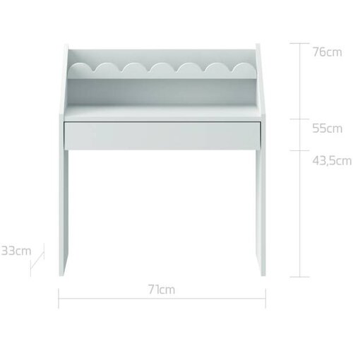 BELLAMY Book Nook Montessori stol, snow Slike
