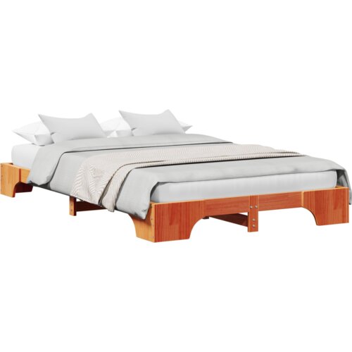  Okvir za krevet Vosak smeđi Drvo 120 x 200 cm Slike