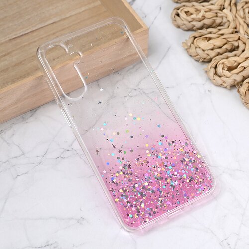  Torbica Silikonska Glitter za Samsung A165B Galaxy A16 5G roze Slike
