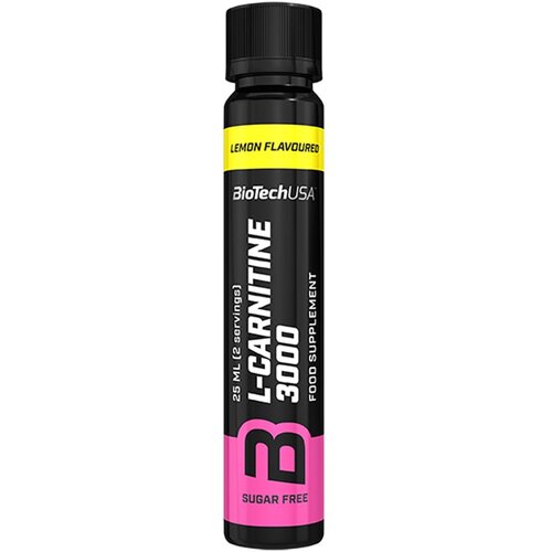 BioTech USA L-Karnitin shot 3000 mg 25 ml limun Slike