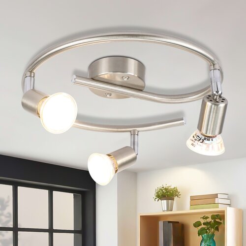 Nettlife Nastavljiv LED stropni reflektor GU10 3 nastavljivi plamen industrijski stropni reflektorji za dnevno sobo, (22116786) Cene