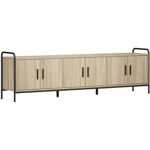  TV ormar 146 x 33 x 50 cm Hrast sonoma Konstruirano drvo Slike