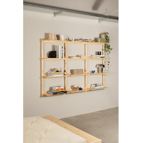 Karup Design Stenska polica iz masivnega bora v naravni barvi 192x127 cm Groove &amp;ndash; Slike