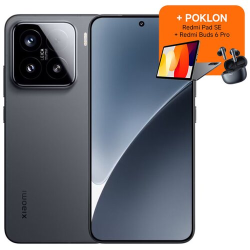 Xiaomi 15 Smatrphone mobilni telefon 12GB 512GB crna Cene