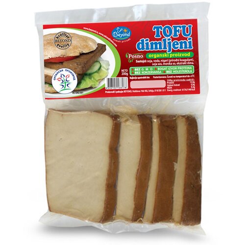 Beyond Dimljeni tofu sir organski sertikovani sečeni 250g Slike
