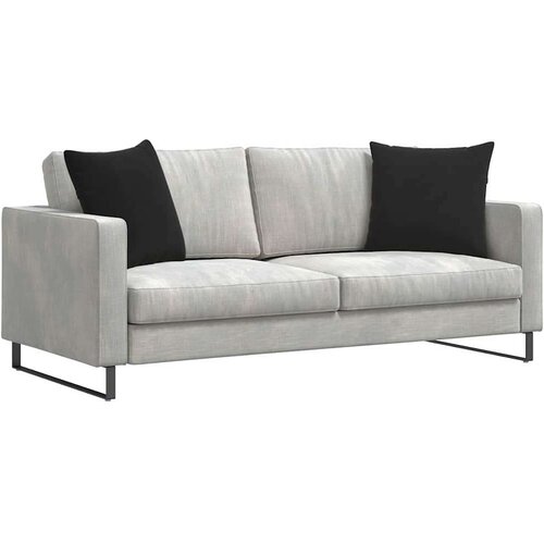 VidaXL jastučići za sofu 2 pcs crna 50 x 50 cm kordura tekstil Slike