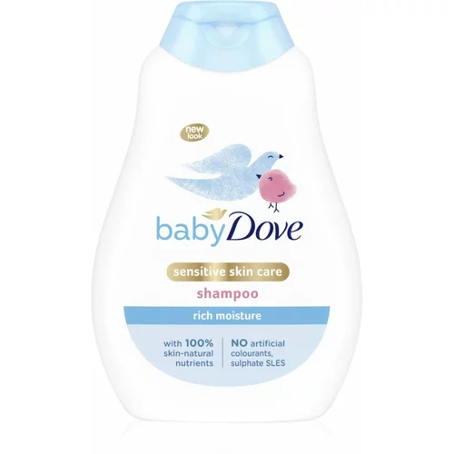 Dove Baby Rich Moisture gel za pranje za tijelo i kosu 400 ml