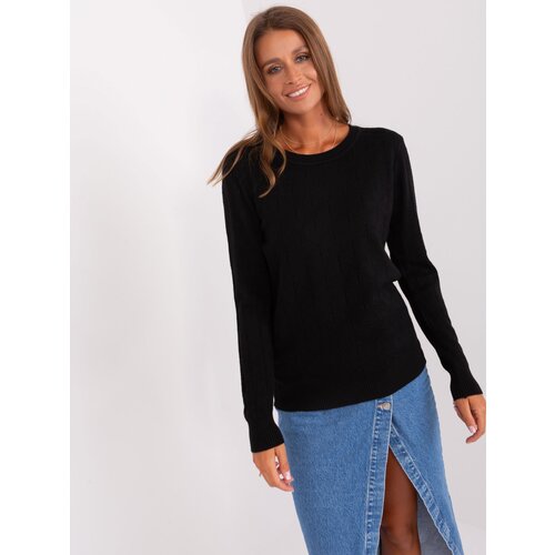 Wool Fashion Italia Sweater-AT-SW-232901.25X-black Cene