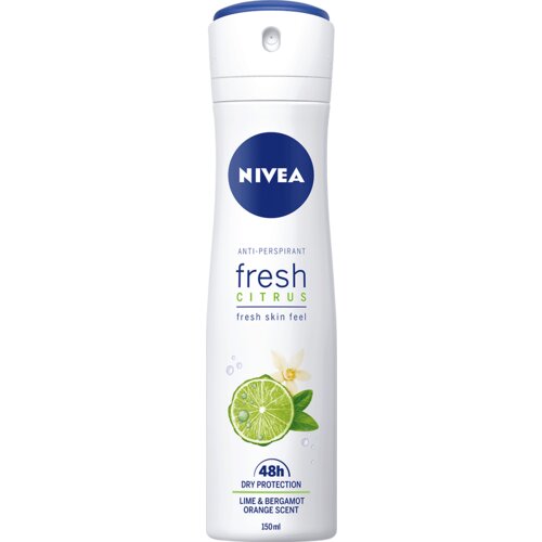 Nivea deo fresh citrus antiperspirant sprej za žene, 150ml Slike