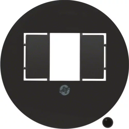Berker središčna plošča črna za vtičnico TAE 104001, (20858613)