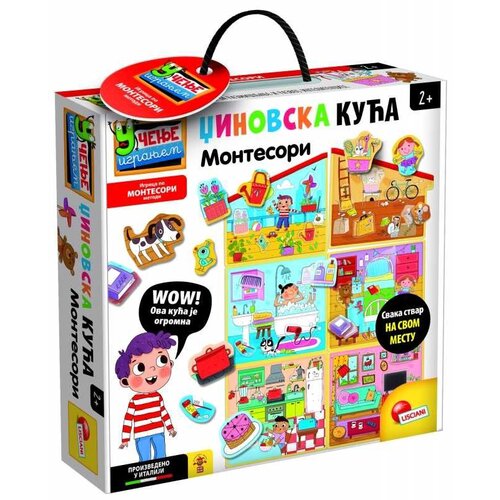 Lisciani Edukativni set Montesori SR - Džinovska kuća Cene
