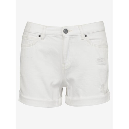 Camaieu White women&amp;#039;s shorts - Women&amp;#039;s Slike