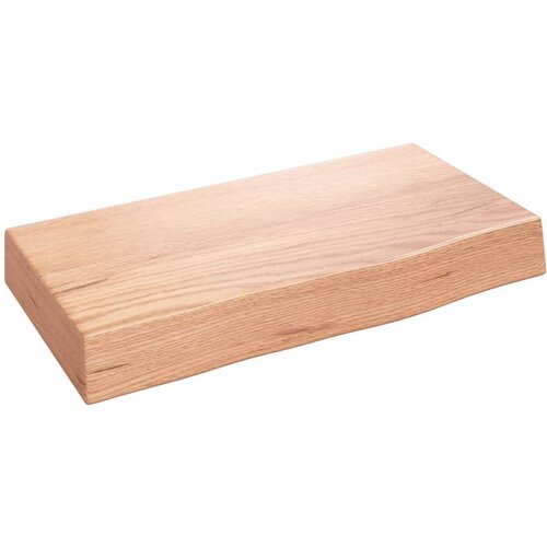  Polica svjetlosmeđa 40 x 20 x 6 cm od obrađene hrastovine Slike