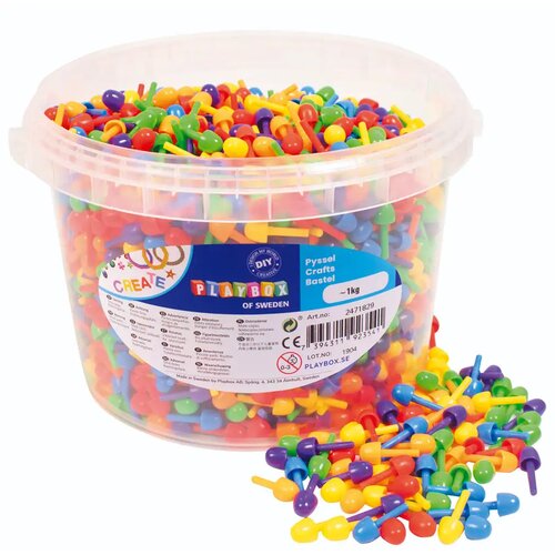 Playbox barvni mozaik pikice, 2700 kosov v vedru, 1 cm Cene