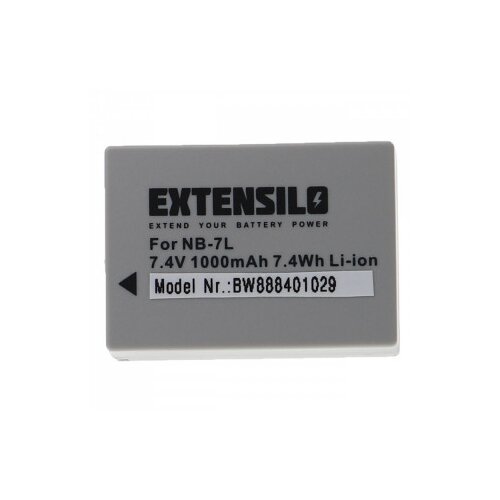 Extensilo baterija NB-7L za canon powershot G10 / G11 / G12 / powershot SX30, 1000 mah kompatibilnost s originalnom baterijom Cijene