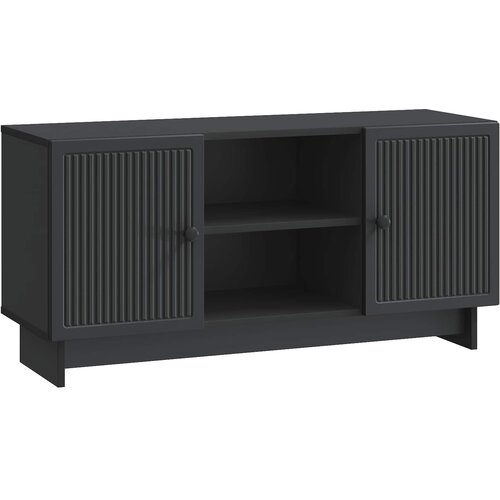 TV ormar 102 x 34,5 x 50 cm Crna Konstruirano drvo Cene