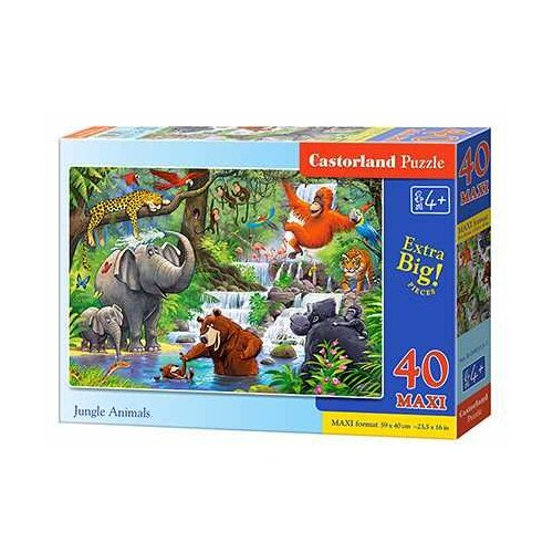 Castorland Životinje iz džungle/ 40 delova Slike
