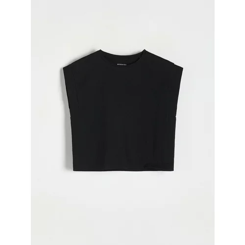 Reserved - Pamučna bluza - crno