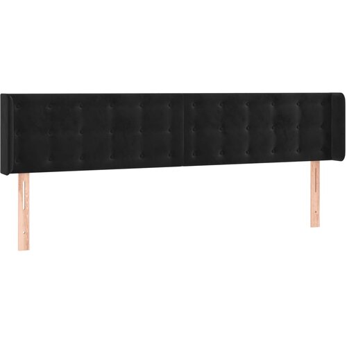  LED uzglavlje crno 183x16x78/88 cm bar&amp;scaron;unasto Slike