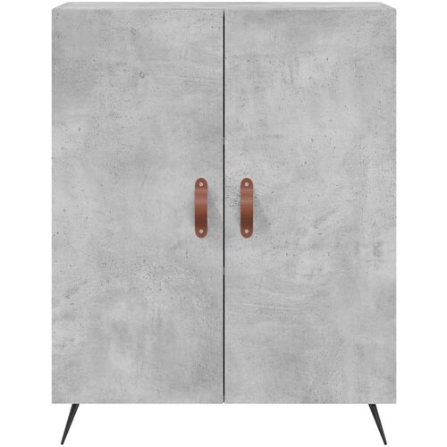 vidaXL Visoka komoda siva betona 69 5x34x180 cm od konstruiranog drva Cene