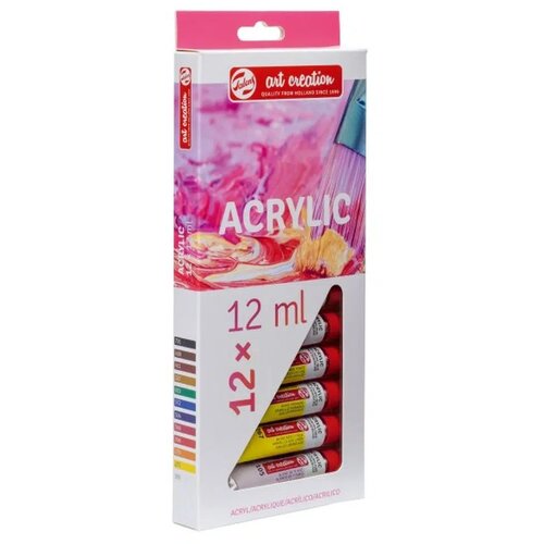 Royal Talens art creation acrylic, akrilna boja, set 12K, 12 x 12ml Cene