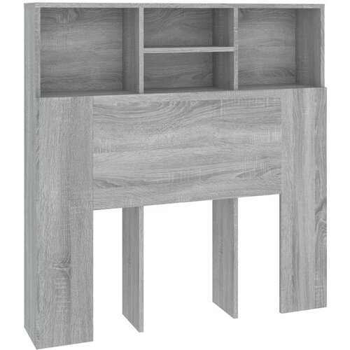 Maison Chic vzglavna omarica - nočna omarica - posteljna omarica siva sonoma 100x19x103,5 cm, (21705795) Slike