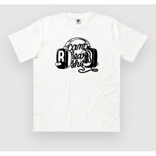 The Dudes Cant Hear Seasonal T-shirt white Slike