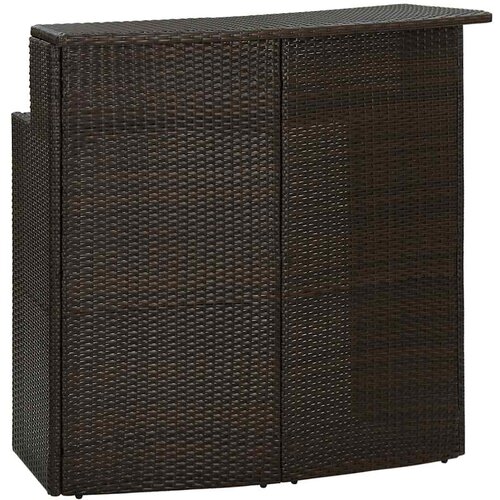  Vrtni barski stol smeđi 120 x 55 x 110 cm od poliratana Cijene